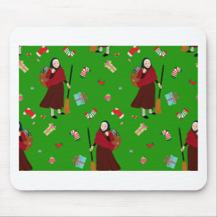 christmas witch Befana Mouse Mat