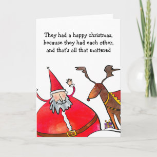 Christmas with a friend card