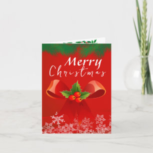 Christmas with a teacher card