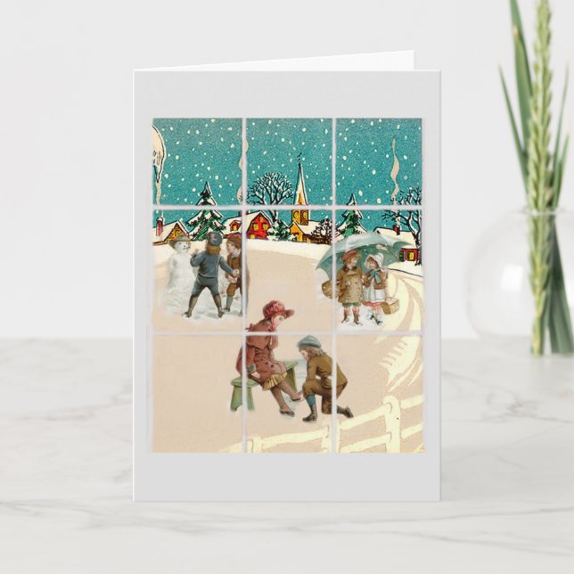 Christmas with a Vintage Feel Card (Front)