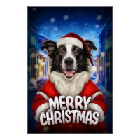 Christmas with Border Collie