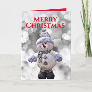 Christmas with far friend thank you card