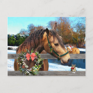 "Christmas With Friends" Postcard