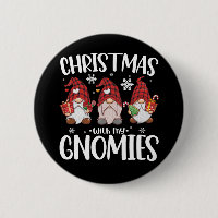 Christmas With My Gnomies Buffalo Red Plaid Gnome