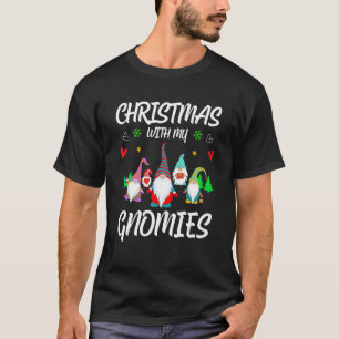 Christmas with My Gnomies - Shopping Family Hangin T-Shirt