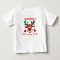 Christmas with Rudolph - Cartoon by Renne Noël