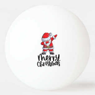 Christmas with Santa Claus Ping Pong Ball