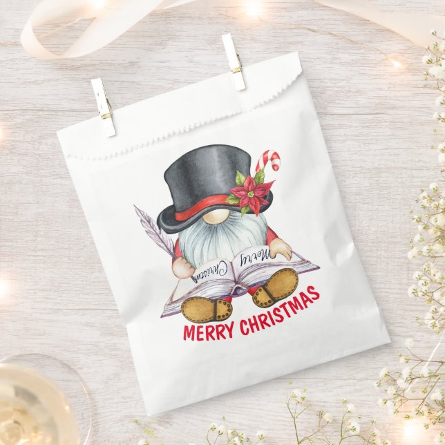 Christmas With Santa Favour Bags (Clipped)