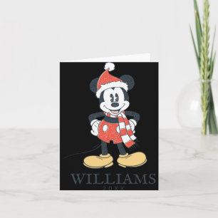 Christmas With Santa Hat  Card