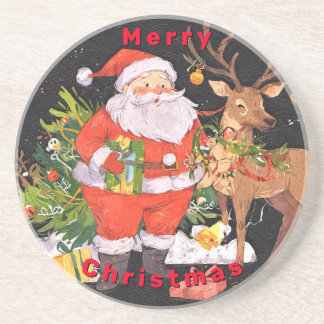 Christmas with Santa - Holiday Season Coaster