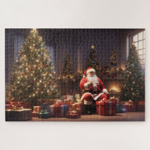 Christmas with Santa Jigsaw Puzzle