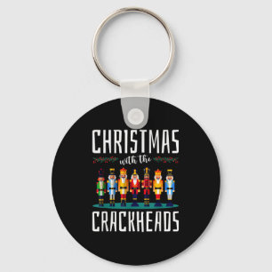 Christmas With The Crackheads Funny Family Ugly Nu Key Ring