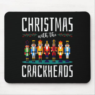 Christmas With The Crackheads Funny Family Ugly Nu Mouse Mat
