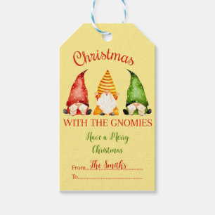 Christmas with the Gnomes Gift Tags