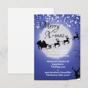Christmas with your team card
