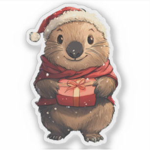 Christmas Wombat