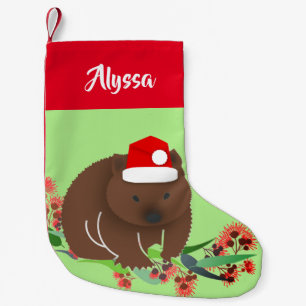 Christmas Wombat Small Christmas Stocking