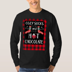 Christmas Women Cosy Socks And Hot Chocolate Buffa T-Shirt