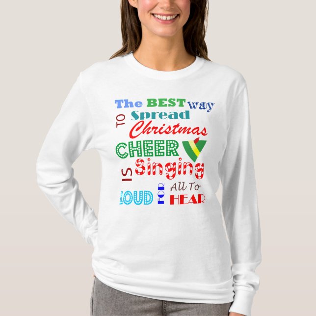 Christmas Women's Long-sleeved Tshirt (Front)