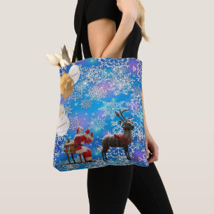 Christmas Women's Tote Bags, Santa Bag