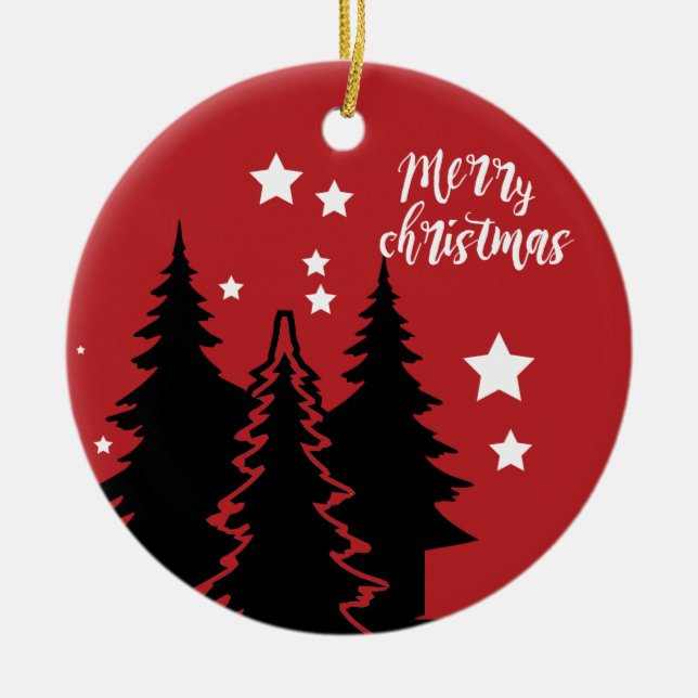 Christmas Wonderland Holiday Ornaments - Ceramic! (Front)