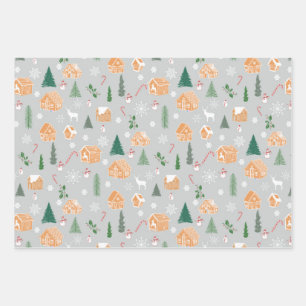 Christmas Wonderland Wrapping Paper Sheet