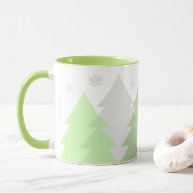 Christmas Woodlands Coffee Mug (With Donut)