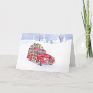 Christmas Woody greeting card