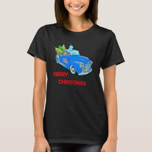 Christmas Woody Truck T-Shirt