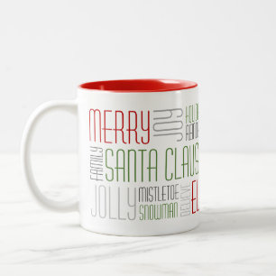Christmas Words Mug - Holidayzfordayz