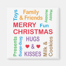 Christmas words of the Holiday