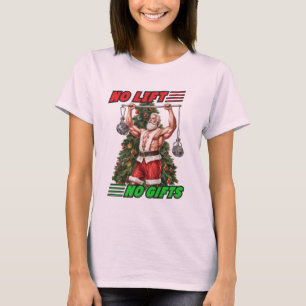 Christmas Workout Shirt Gift For Runner