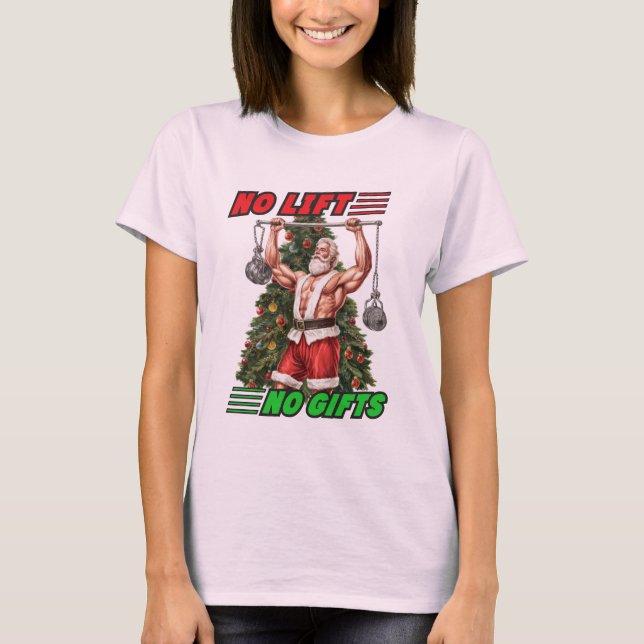 Christmas Workout Shirt | Gift For Runner (Front)