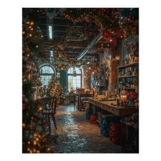 Christmas Workshop Poster