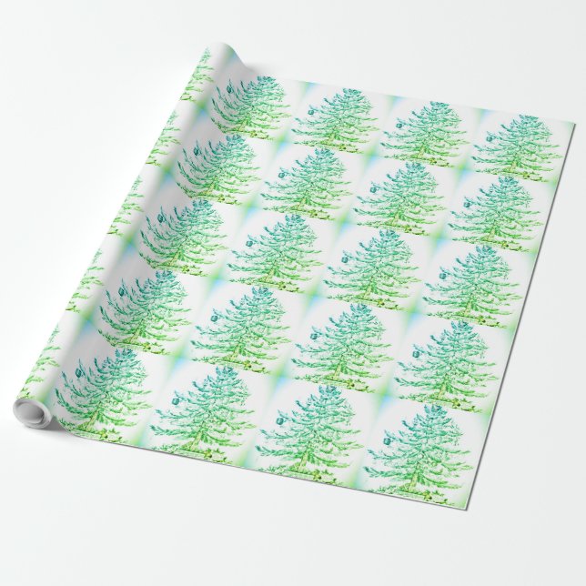 CHRISTMAS WRAP STYLE AND DESIGN WRAPPING PAPER (Unrolled)