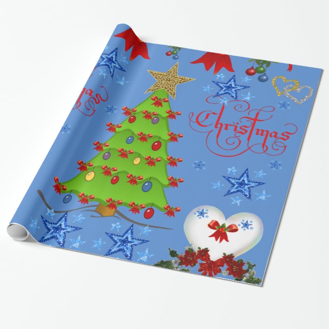 Christmas Wrapping Paper (Unrolled)