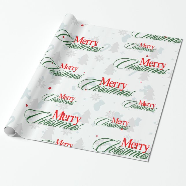 Christmas Wrapping Paper (Unrolled)