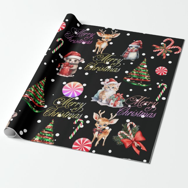 Christmas Wrapping Paper (Unrolled)
