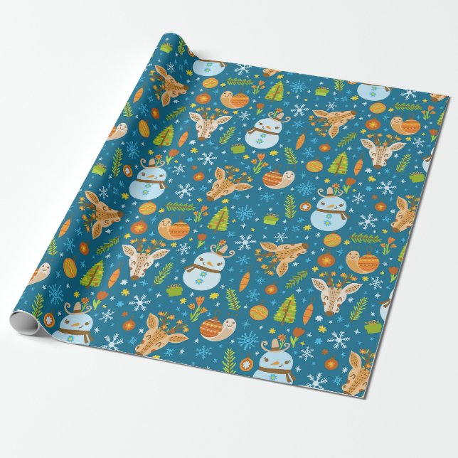 Christmas Wrapping Paper (Unrolled)