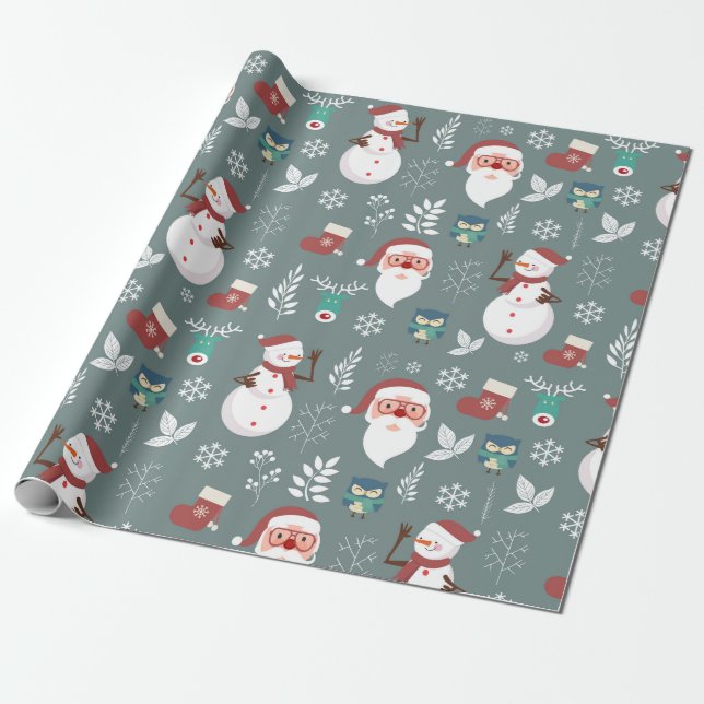 Christmas Wrapping Paper (Unrolled)