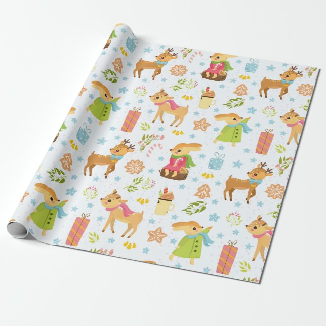 Christmas Wrapping Paper (Unrolled)