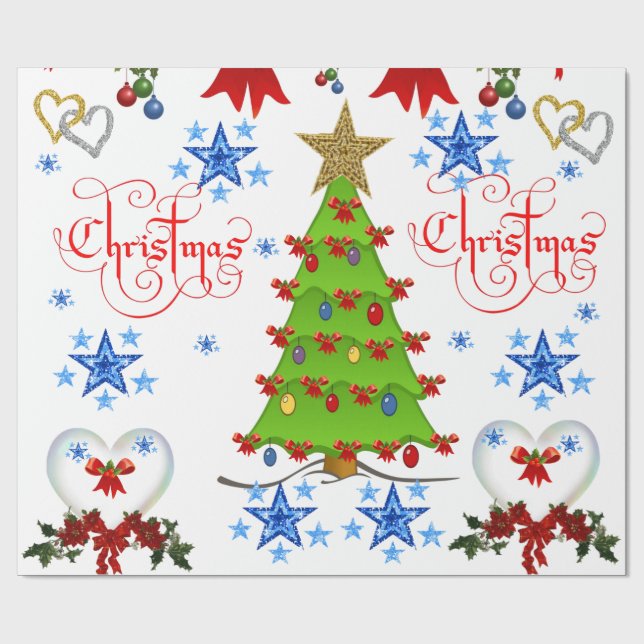 Christmas Wrapping Paper (Flat)