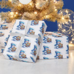 Christmas  wrapping paper<br><div class="desc">Wrapping paper is shown in a cute snowman print.  
Matte paper shown
Customise this item or buy as is.



Licensed</div>