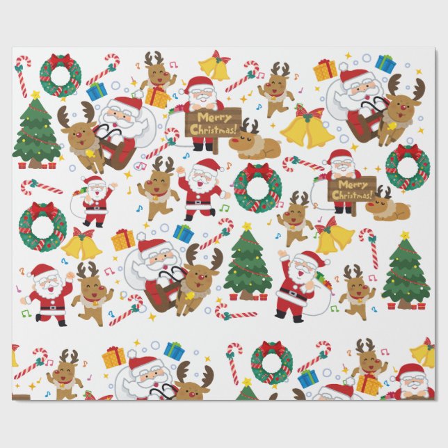 CHRISTMAS Wrapping Paper  (Flat)