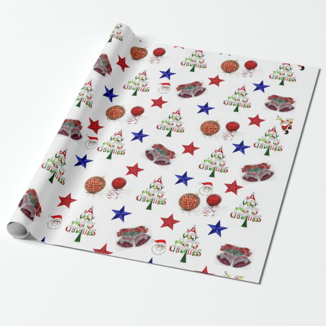 Christmas Wrapping Paper (Unrolled)