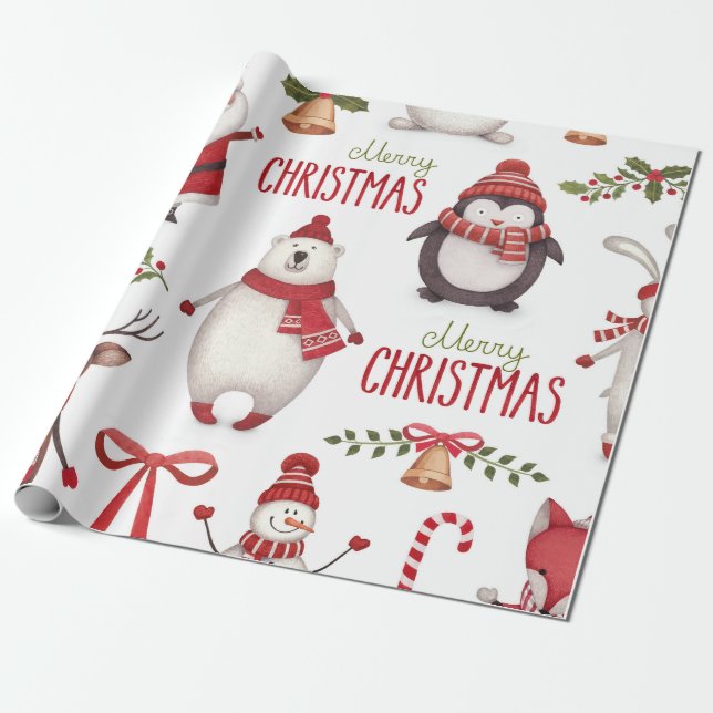 Christmas Wrapping Paper (Unrolled)