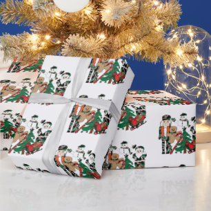 Christmas wrapping paper, Camo Christmas Paper