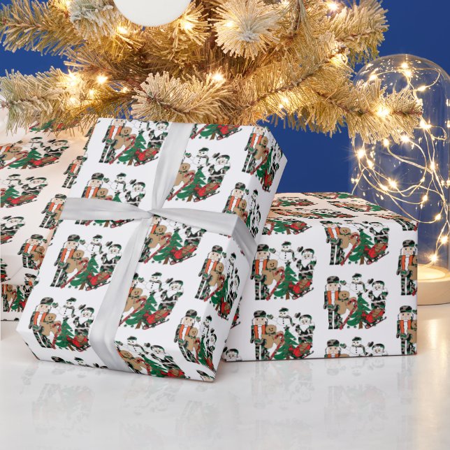 Christmas wrapping paper, Camo Christmas Wrapping Paper (Holidays)
