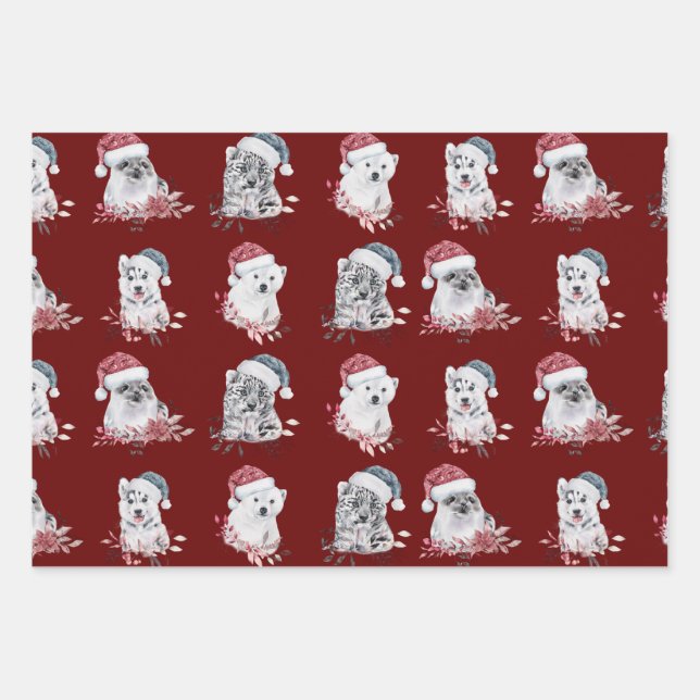 christmas wrapping paper for animal lovers (Front)