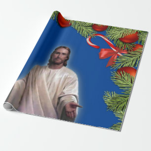 Christmas Wrapping Paper Jesus